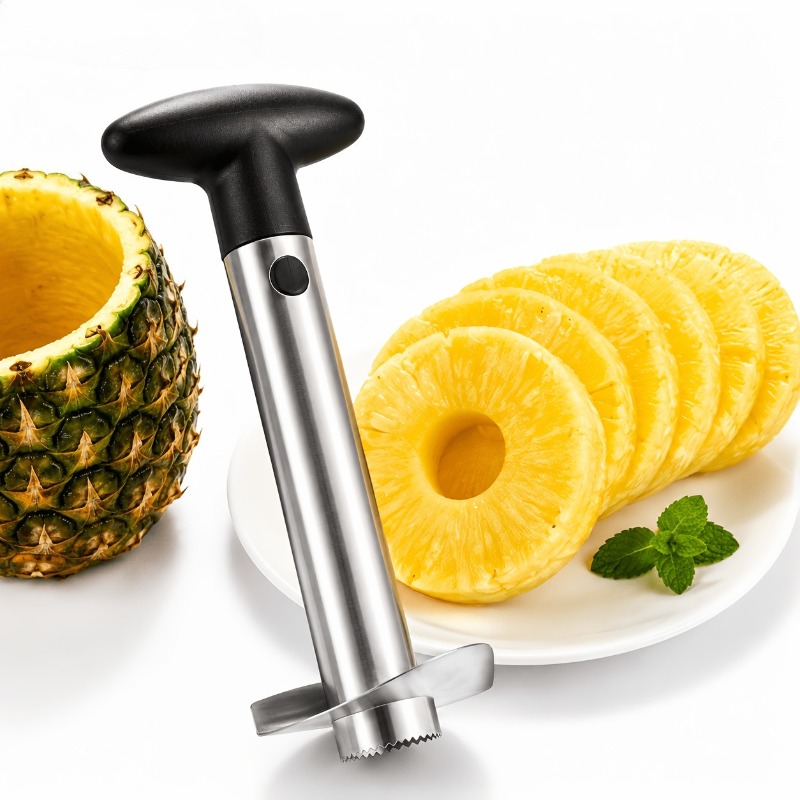 Pineapple Corer Slicer - 1pc 스테인리스 파인애플 코어러 수동 파인애플
