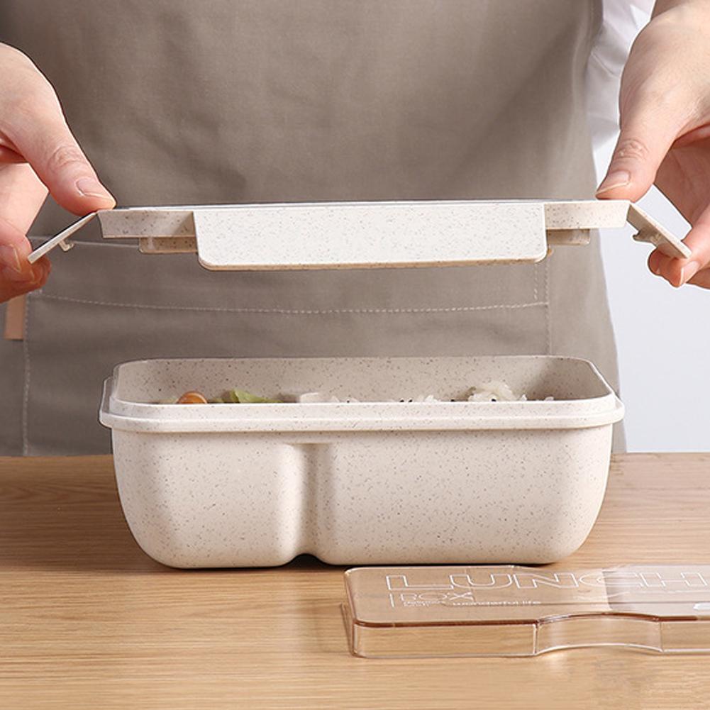 Meal Prep Japanese Food - 1100ml 건강한 소재 도시락 밀짚 일본식