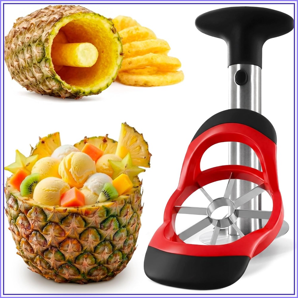 Pineapple Corer Slicer - 스테인리스 스틸 파인애플 코어러 및 슬라이서