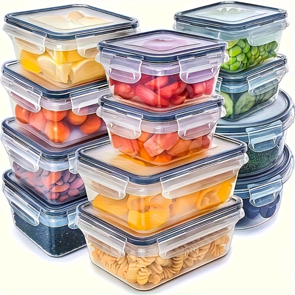 Meal Prep Containers - 1PC 밀폐형 식품 보관 용기(뚜껑 포함),