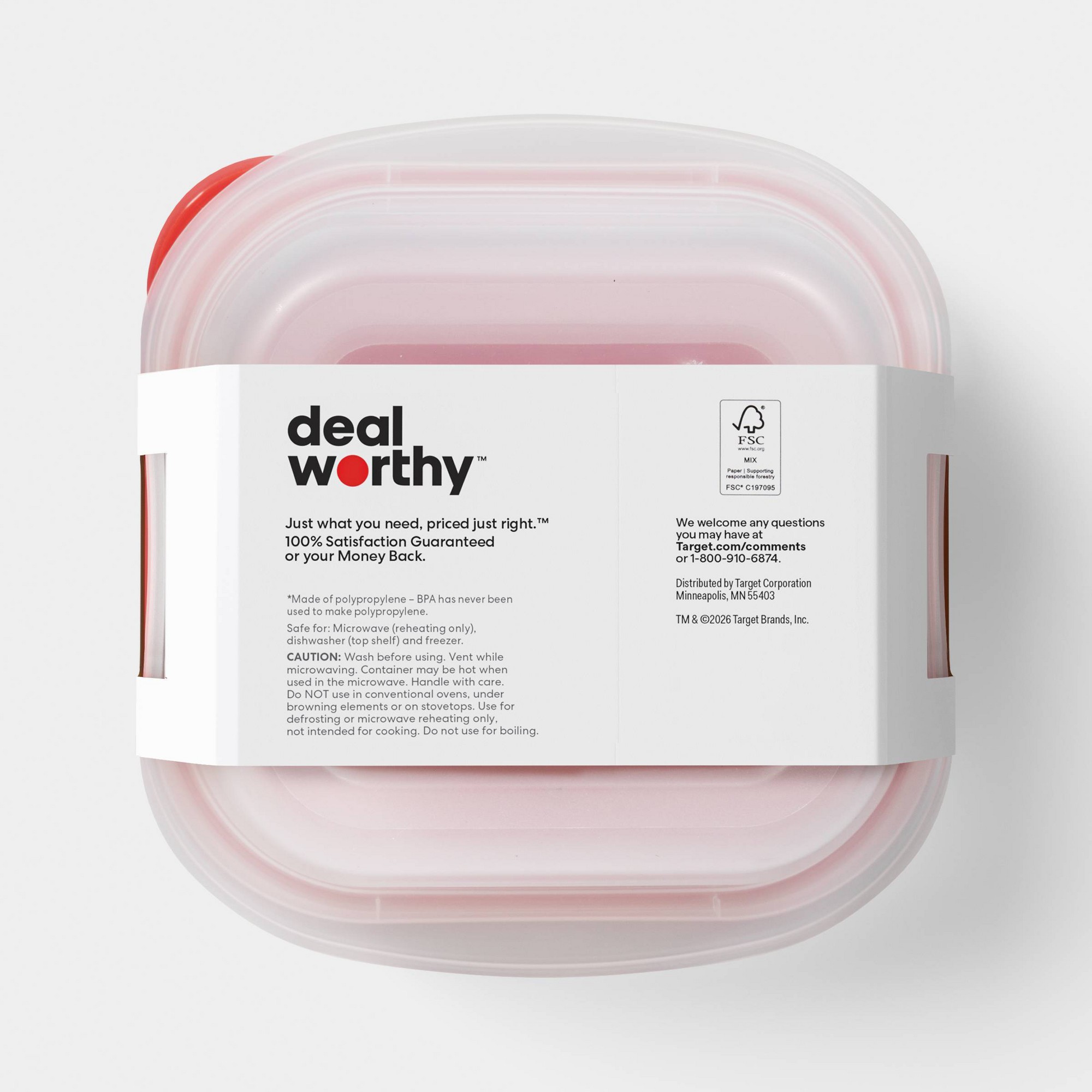 4개의 작은 사각형 식품 보관 용기(스냅 뚜껑 포함), - Meal Prep Containers 리뷰 및 가격