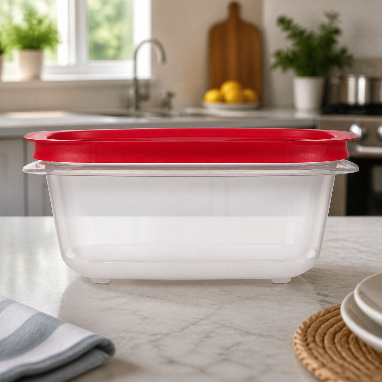 주방 식사 준비를 위한 간편한 뚜껑이 있는 빨간색 직사 - Meal Prep Containers 리뷰 및 가격