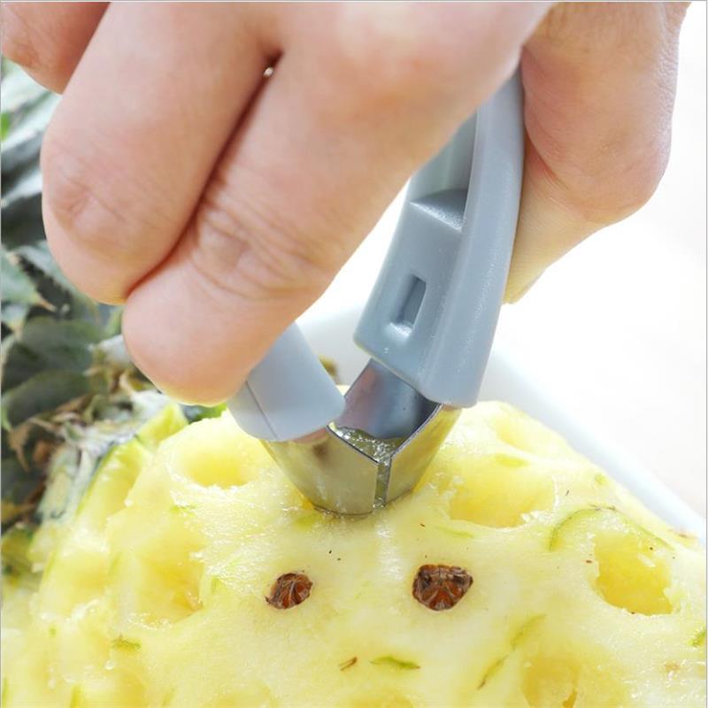 스테인레스 스틸 토마토 줄기 딸기 잎 제거제 파인애플  - Pineapple Corer Slicer 리뷰 및 가격