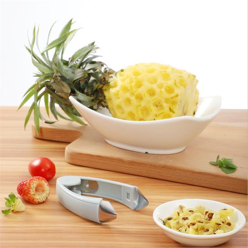 스테인레스 스틸 토마토 줄기 딸기 잎 제거제 파인애플  - Pineapple Corer Slicer 리뷰 및 가격