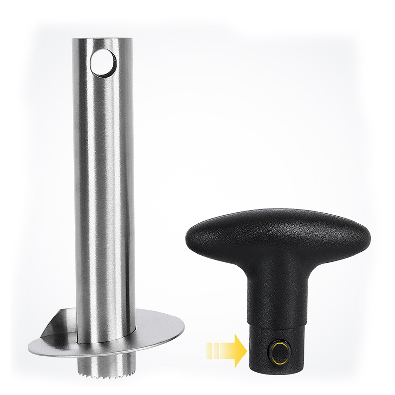 1Pc 스테인레스 스틸 사용하기 쉬운 파인애플 필러 액 - Pineapple Corer Slicer 리뷰 및 가격