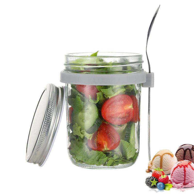 600ml 대용량 오버나이트 오트밀 용기 누수 방지 견 - Overnight Oat Jar 리뷰 및 가격