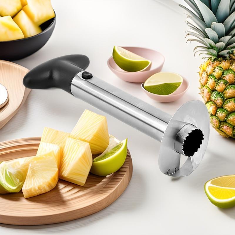 【CC】미끄럼 방지 손잡이와 날카로운 칼날이 있는 스테 - Pineapple Corer Slicer 리뷰 및 가격