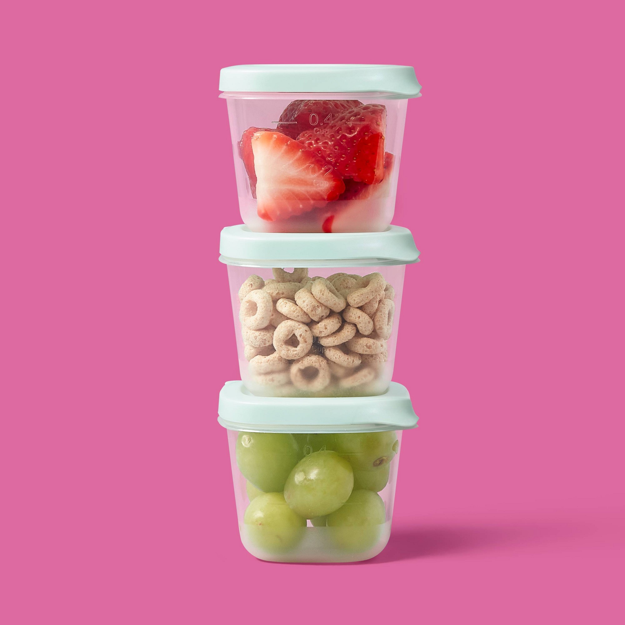 4ct 미니 사각형 하프컵 식품 보관 용기, BPA 프 - Meal Prep Containers 리뷰 및 가격