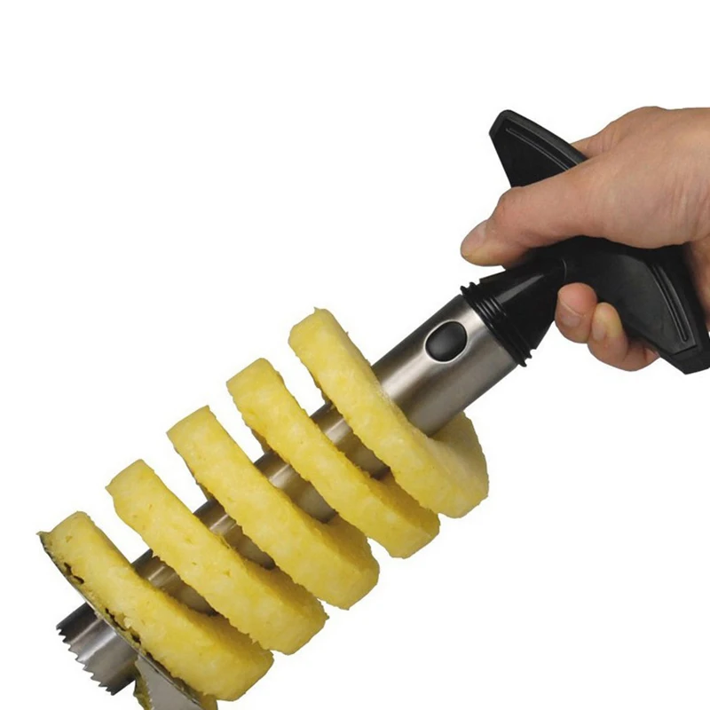 1pcs 파인애플 슬라이서 필러 스테인레스 스틸 쉬운  - Pineapple Corer Slicer 리뷰 및 가격