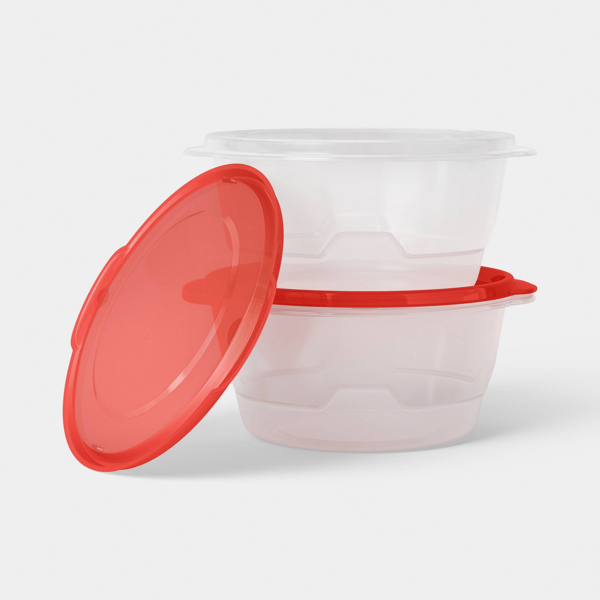 2캐럿 대형 원형 식품 보관 용기 128온스 투명 플라 - Meal Prep Containers 리뷰 및 가격