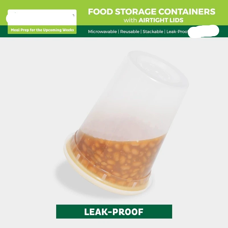 뚜껑 포함 플라스틱 델리 용기, 슬라임, 수프, 식사  - Meal Prep Containers 리뷰 및 가격