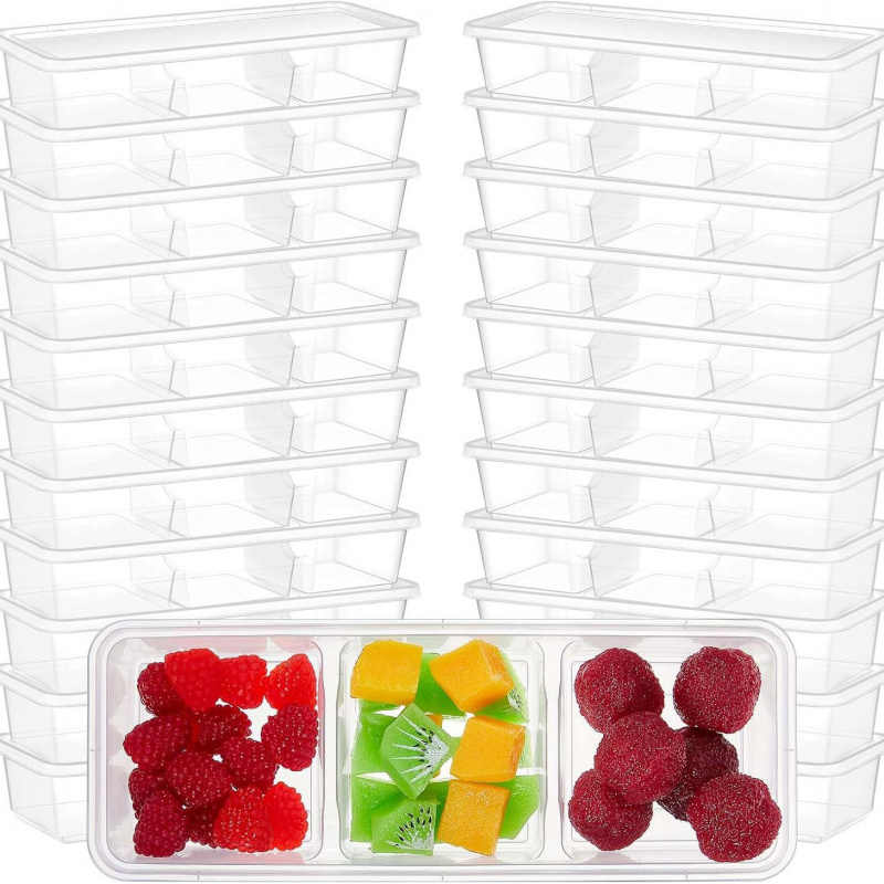 【25개입 3칸 음식 용기】500ml 재사용 가능한 도 - Meal Prep Japanese Food 리뷰 및 가격