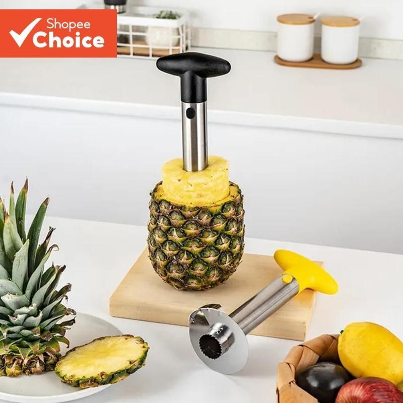 미끄럼 방지 손잡이와 날카로운 칼날이 있는 스테인리스  - Pineapple Corer Slicer 리뷰 및 가격
