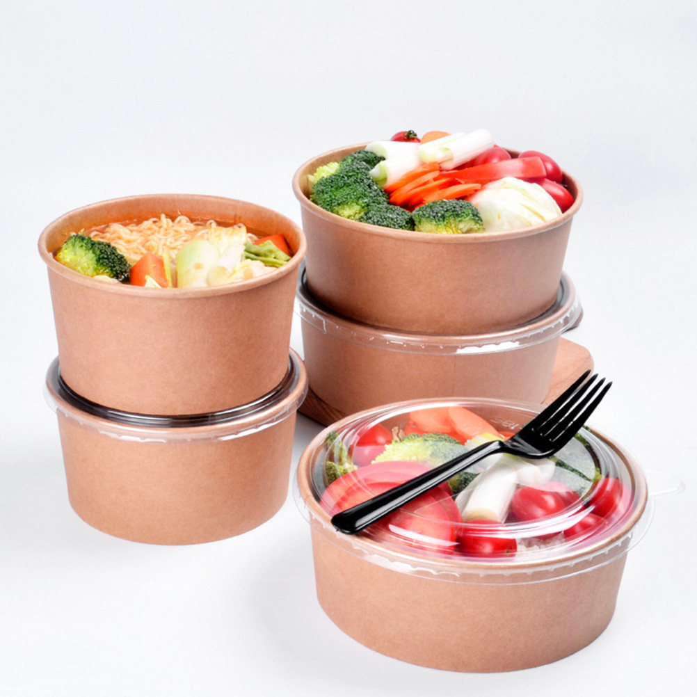 20개 크라프트 종이 그릇, 새지 않는 일회용 샐러드  - Meal Prep Containers 리뷰 및 가격