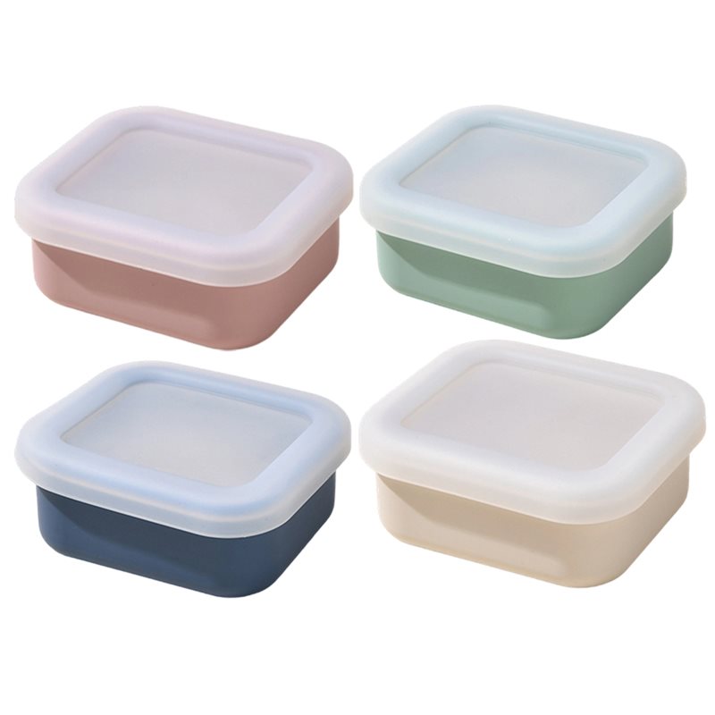 AB33-4팩 실리콘 냉동고용 뚜껑 포함 수프, 소스, - Meal Prep Containers 리뷰 및 가격