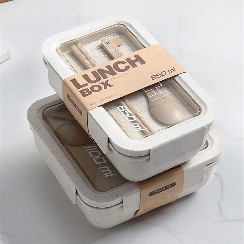 1100ml 건강한 소재 도시락 밀짚 일본식 도시락 전 - Meal Prep Japanese Food 리뷰 및 가격