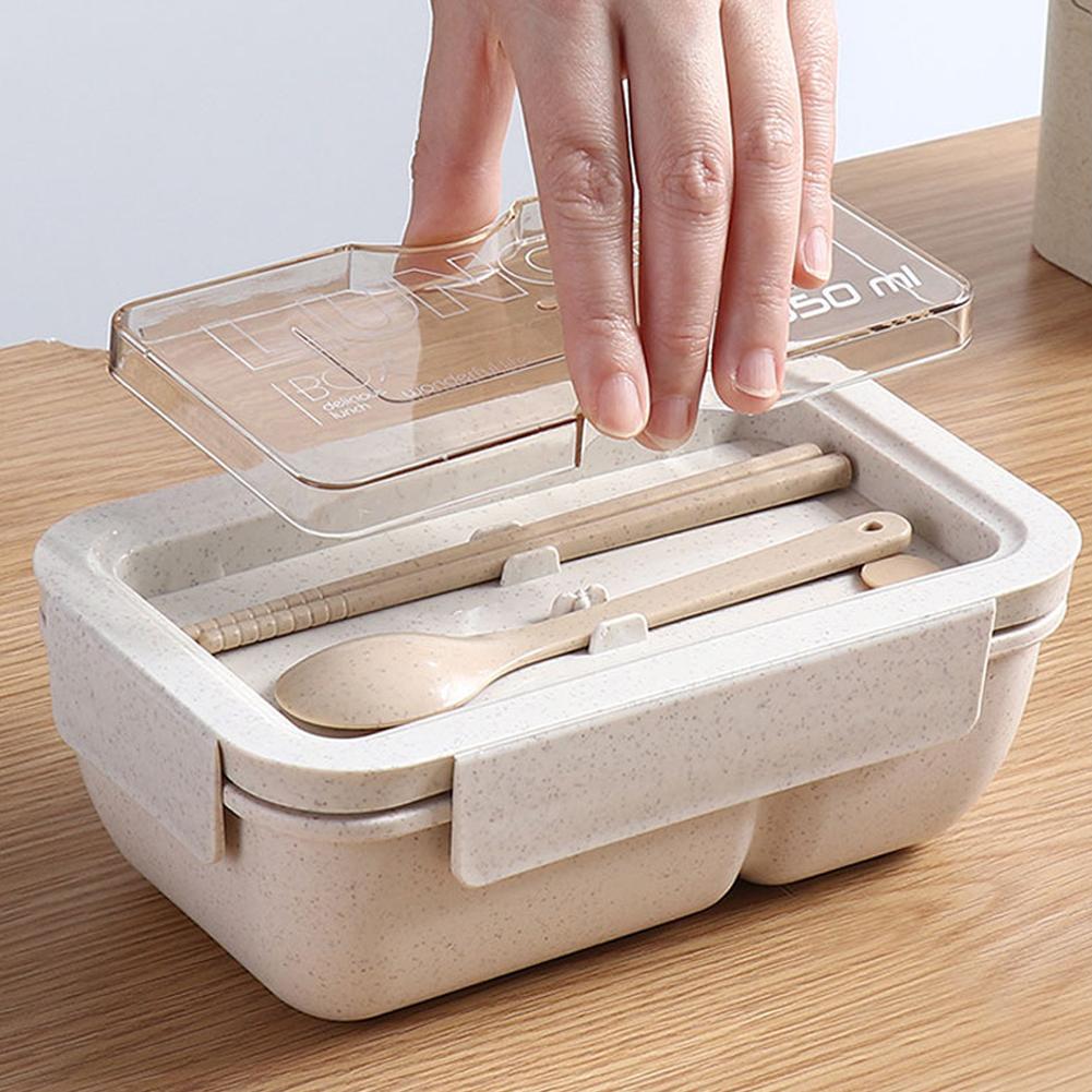 1100ml 건강한 소재 도시락 밀짚 일본식 도시락 전 - Meal Prep Japanese Food 리뷰 및 가격