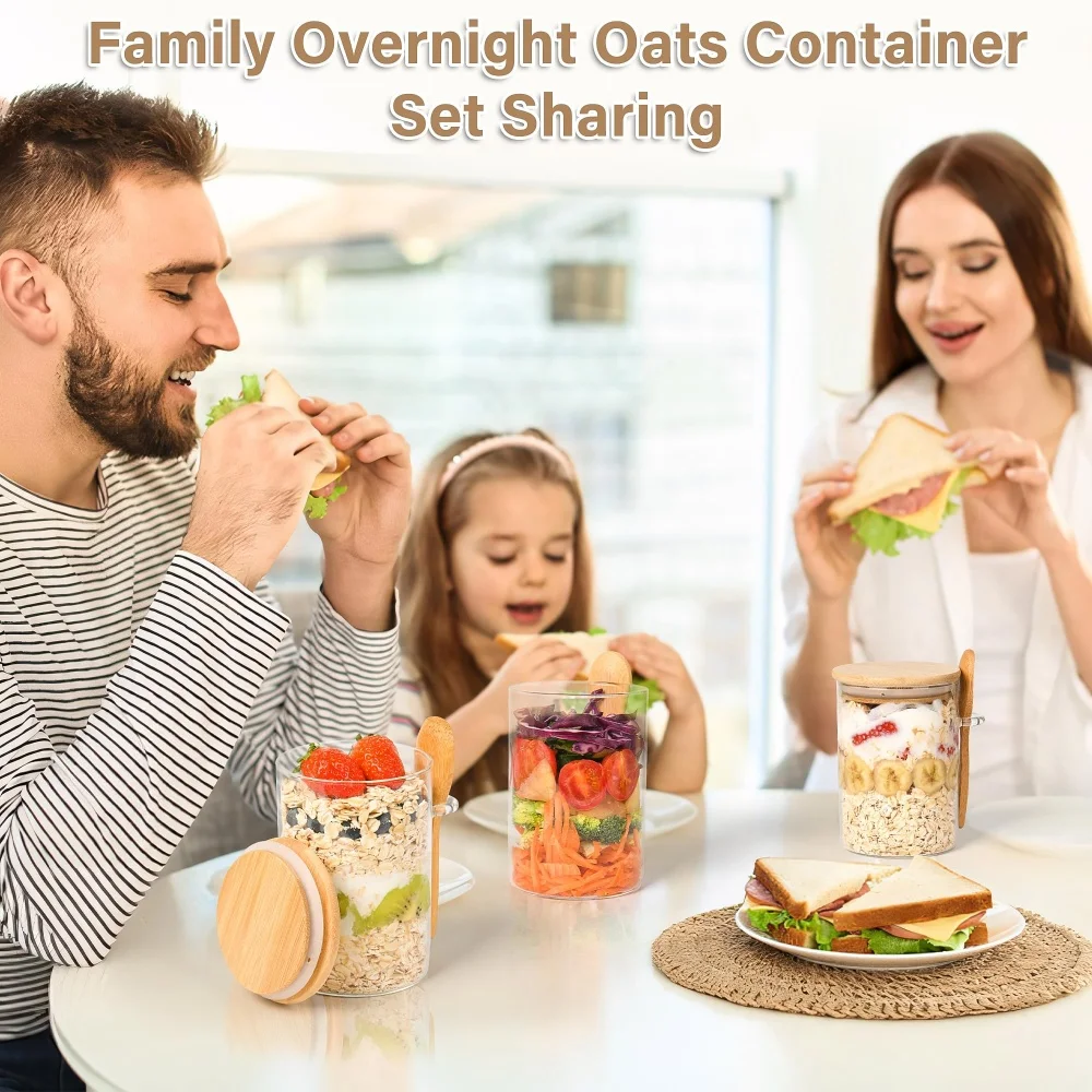 예, 1/2/3/4개입 오버나이트 오트밀 용기(뚜껑 포 - Overnight Oat Jar 리뷰 및 가격
