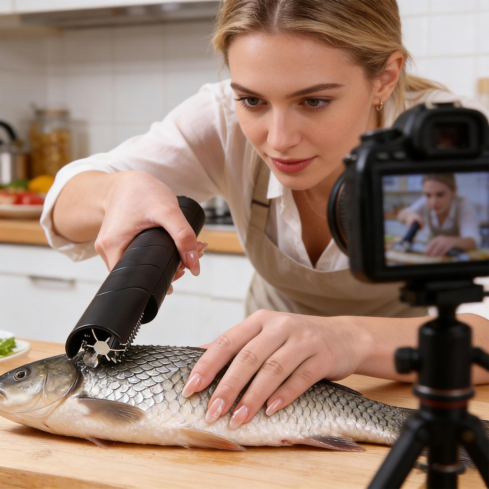 무선 과일 강판기, 충전식 배터리, 생선 비늘 제거기, - Meal Prep Seafood 리뷰 및 가격