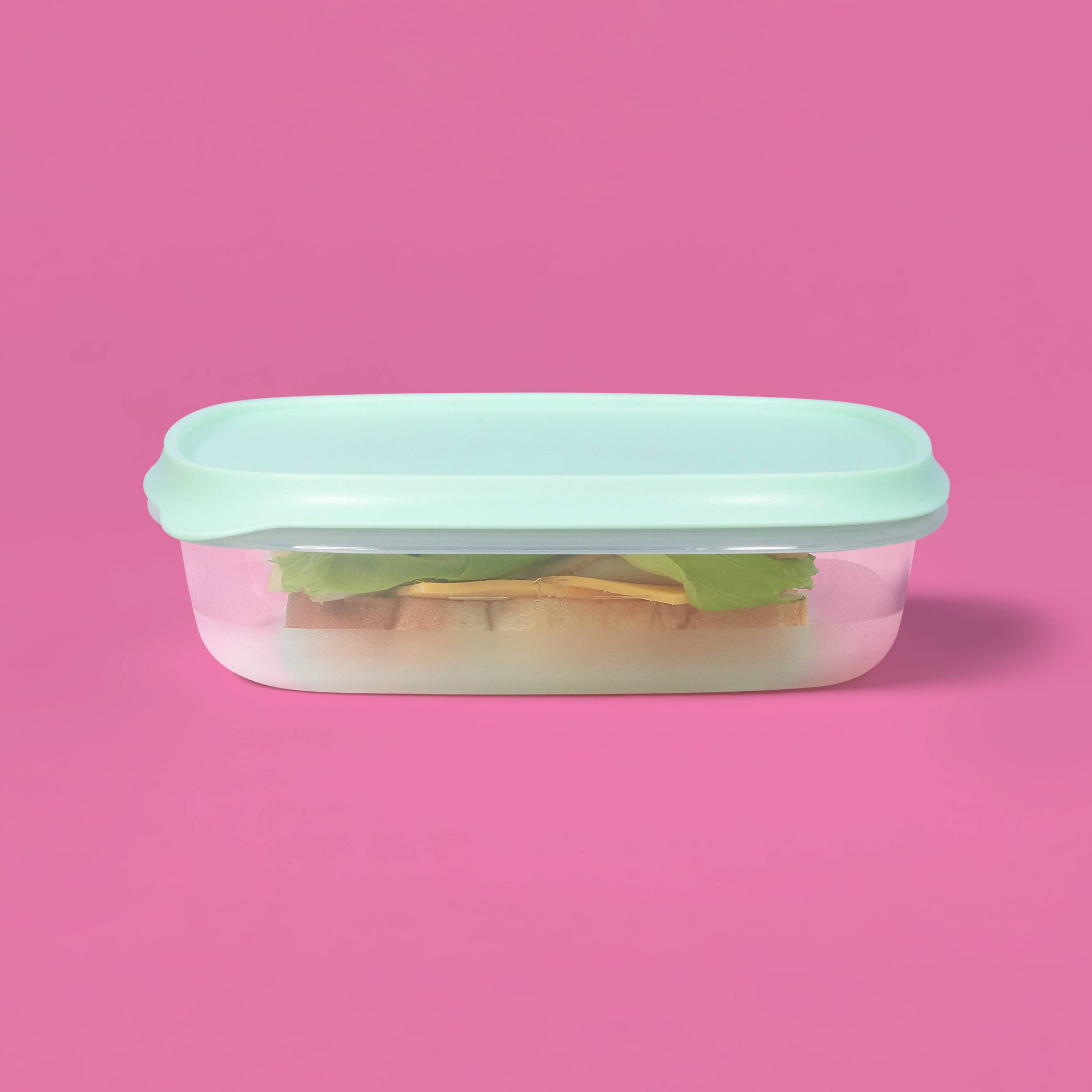 3ct 사각형 스냅 뚜껑이 있는 식품 보관 용기, 주방 - Meal Prep Containers 리뷰 및 가격